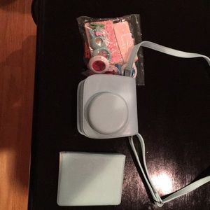 Instax mini camera in pink